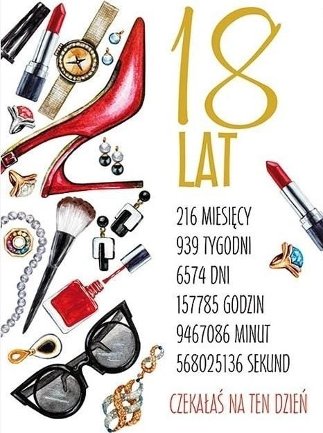 Stamp Karnet Party naklejany B6+koperta Urodziny