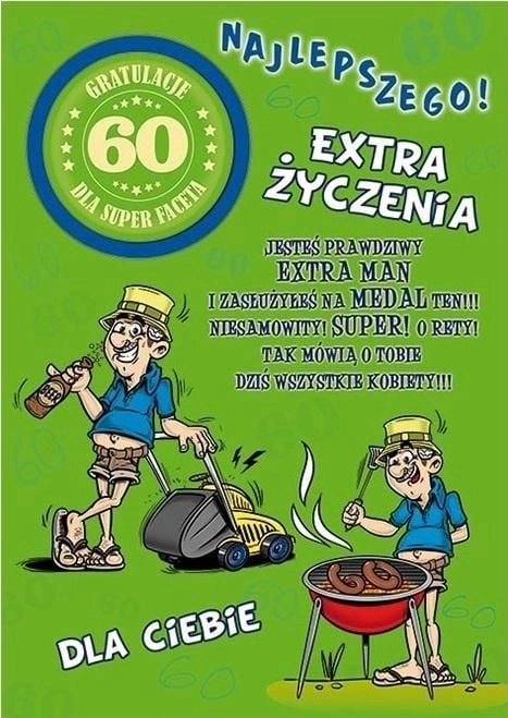 Stamp Karnet Party naklejany B6+koperta Urodziny