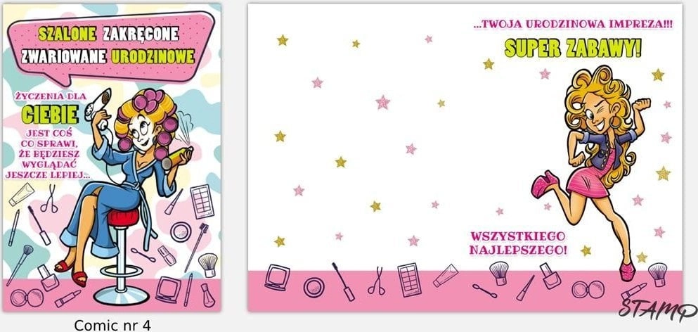 Stamp Comic B6 Pass + envelope