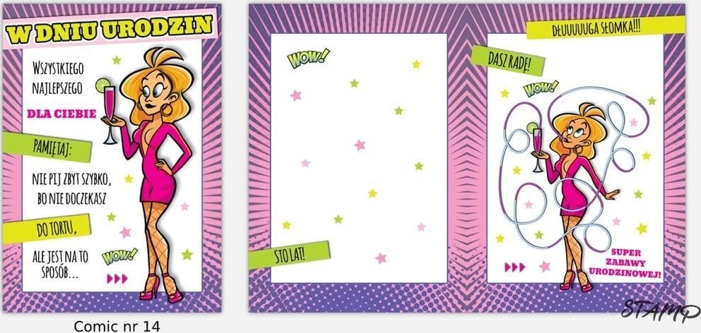 Stamp Karnet Comic B6 + koperta