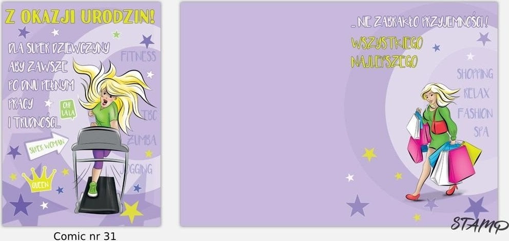 Stamp Comic B6 Pass + envelope