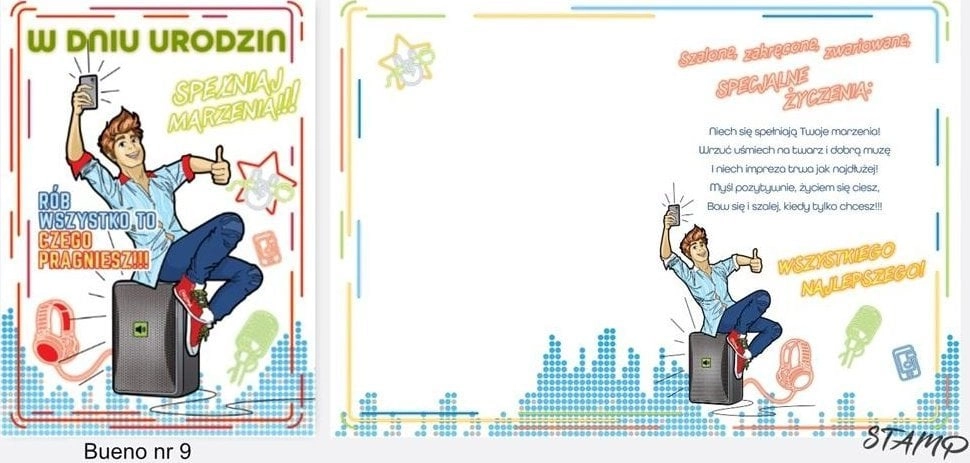 Stamp Bueno B6 Pass + envelope