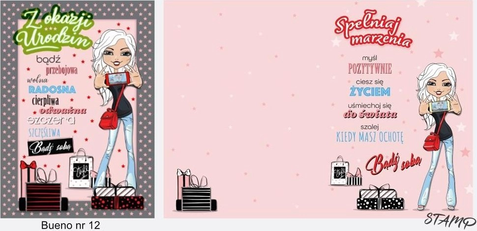 Stamp Bueno B6 Pass + envelope