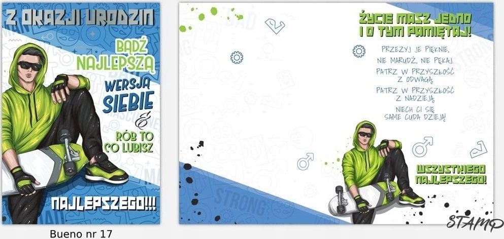 Stamp Bueno B6 Pass + envelope