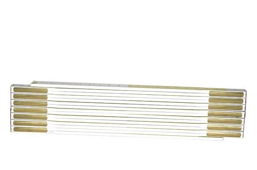 Stanley Wooden folding measure white and