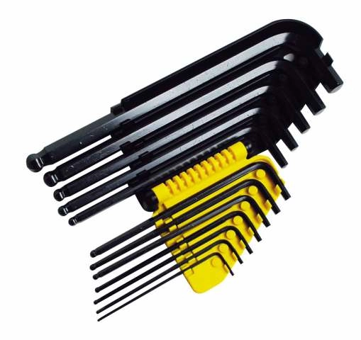 Hexagon keys with button head set