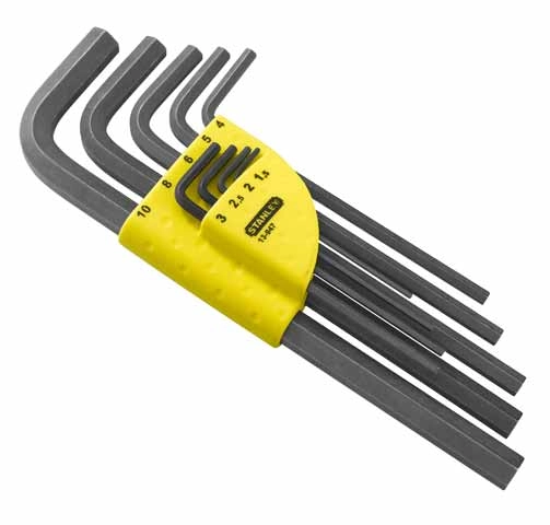 Set of 9 hex keys (1