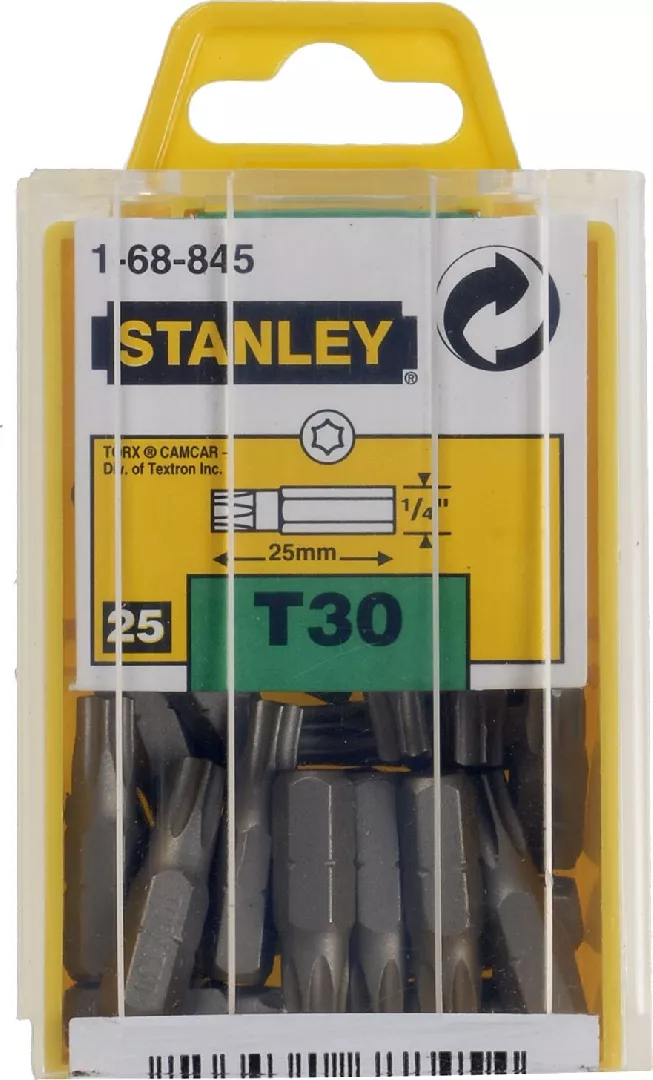 Stanley Torx bit 1/4`` T30x25mm 25
