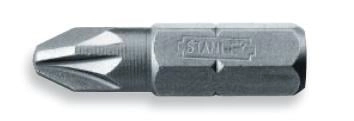Stanley Pozidriv PZ1 cross bits 1/4``