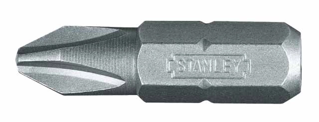 Stanley Cross tip 1/4`` Ph2x25mm 25