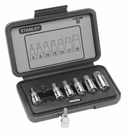 Stanley Set of hex hex socket