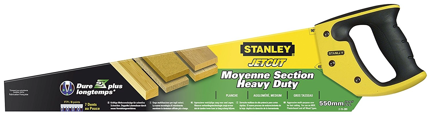 Stanley saw blade 550mm 7t/inch JETCUT