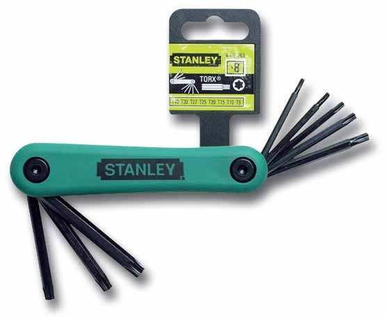Stanley Set of Torx L-key keys