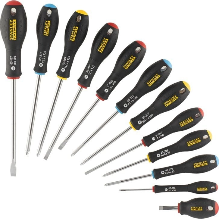 Stanley Screwdrivers set of 12 Pł+Ph+Pz
