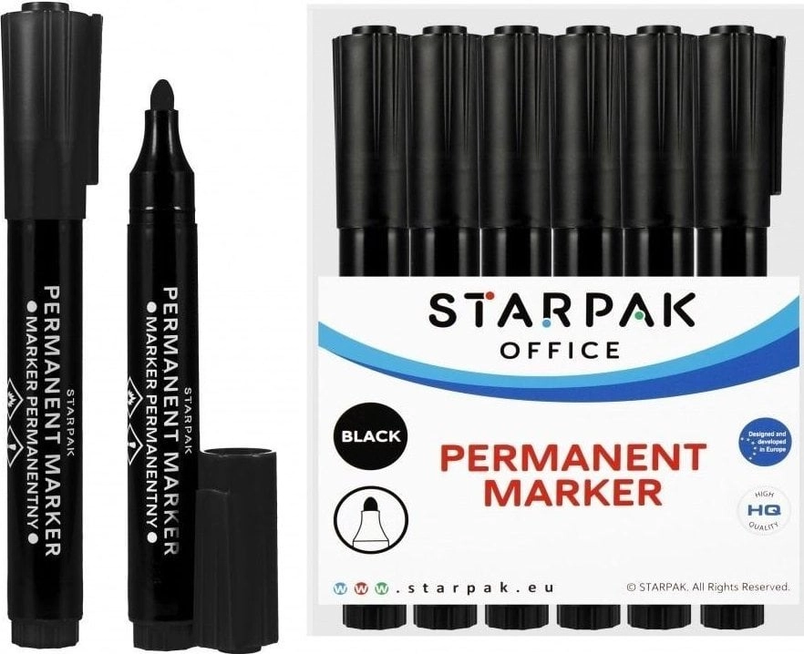 PERMANENT ROUND MARKER BLACK A 12