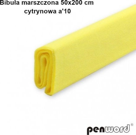 Lemon crinkled tissue paper 50x200 (10