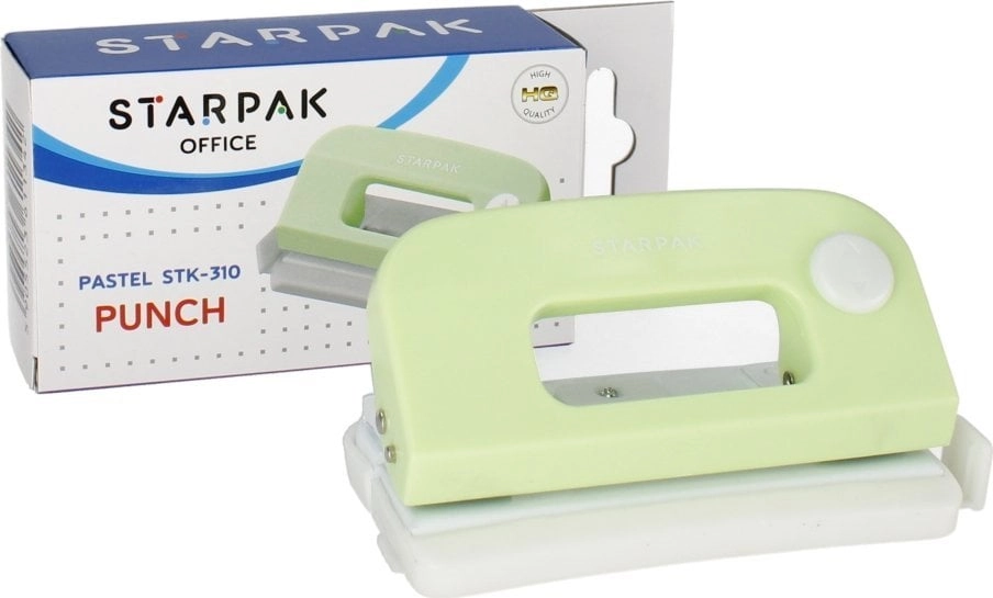Hole punch STK-310 pastel green STK