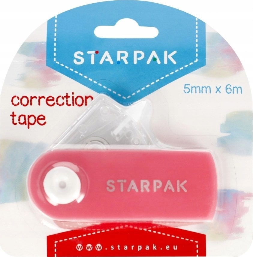 Starpak KOREKTOR W TASMIE 5MMX6MB ROZ