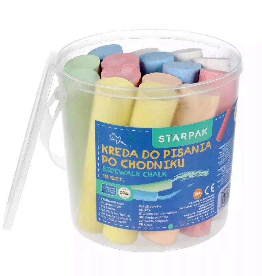 ROAD CHALK 6 COLLES 15 PCS
