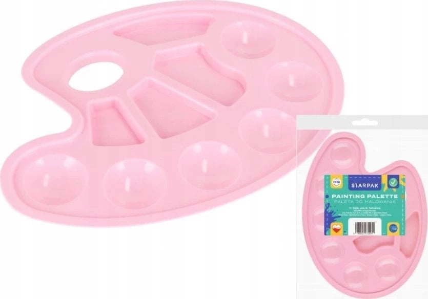 Starpak PALETA DO FARB OWAL PASTEL
