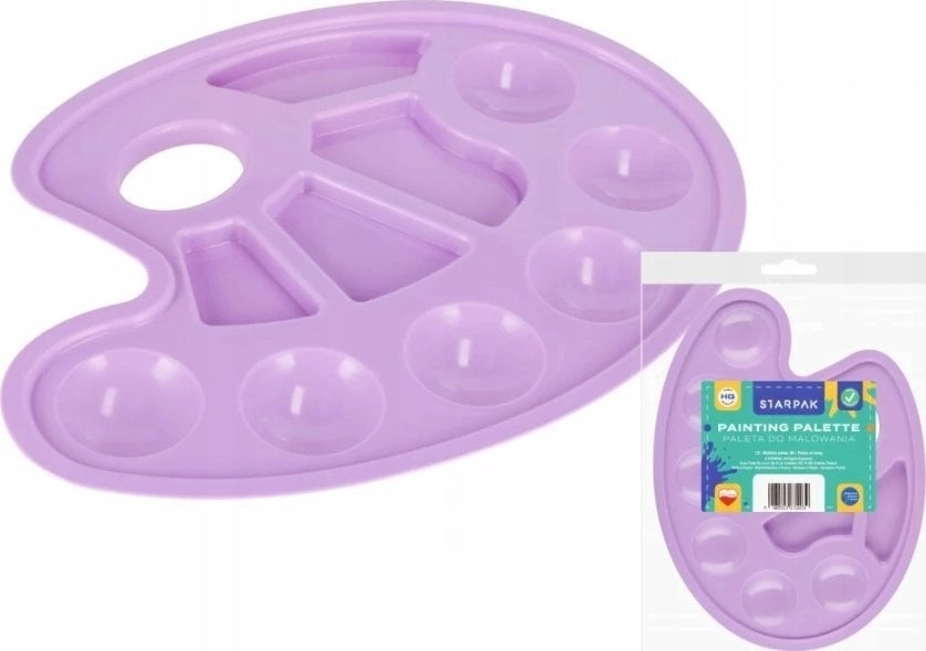 Starpak PALETA DO FARB OWAL PASTEL