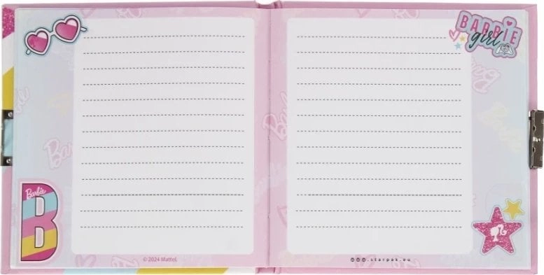 CLOSED DIARY BARBIE2 STARPAK 534359 STK