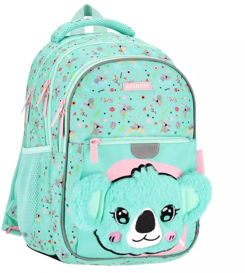SCHOOL BACKPACK KOALA PLUSH STK-15 PB