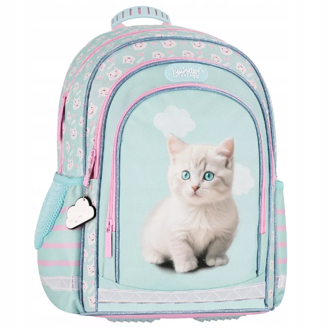 CUTIES KITTY SCHOOL BACKPACK STK-14 PB1/12