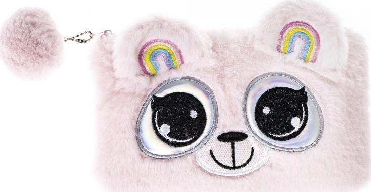 Starpak BIG EYES PLUSH BAG PINK