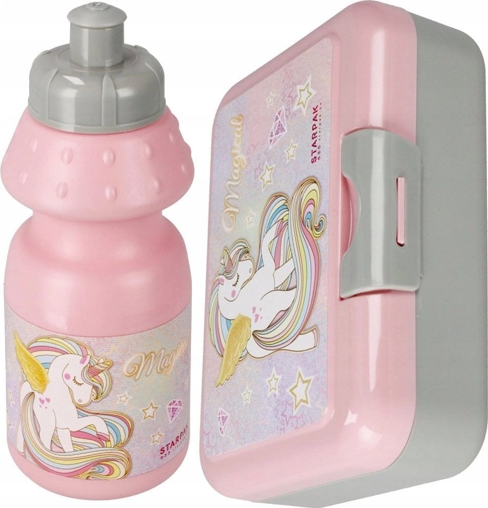 Unicorn STARPAK water bottle + lunch