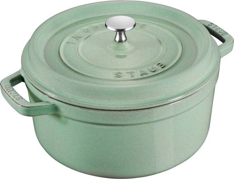 Staub La Cocotte 24cm round Sage
