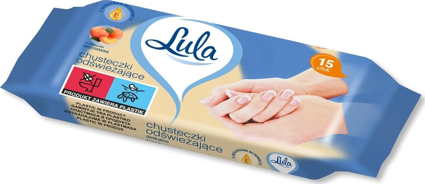 Stella Chusteczki nawilżane o zapachu brzoskwini