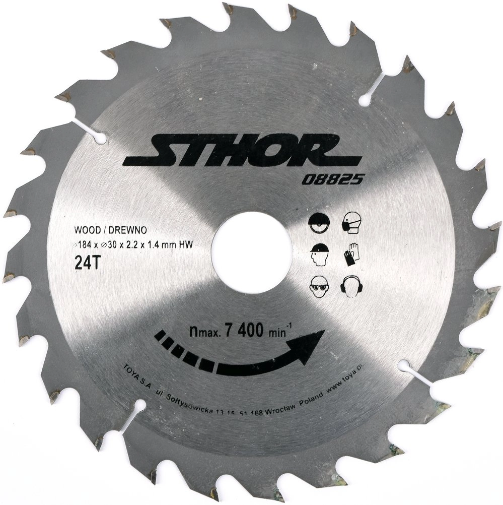 STHOR WIDIA CIRCULAR SAW 184x30x24z 08825