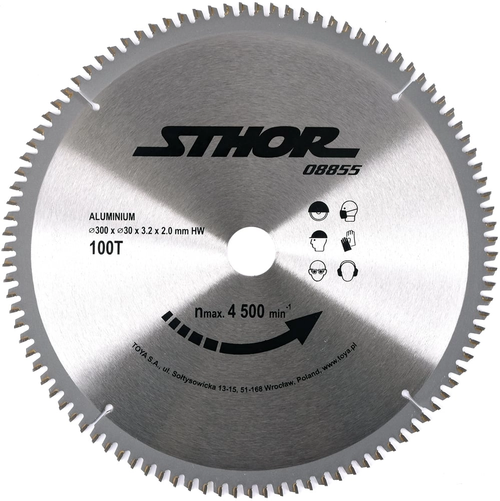Sthor Carbide circular saw for aluminum