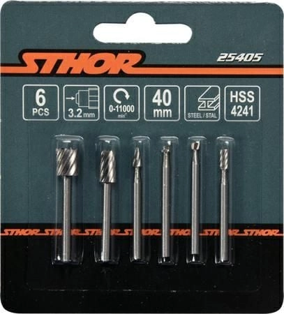 Sthor Set of 6 end mills