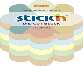 Stickn NOTEBOOK SELF-ADHESIVE FLOWER STICK``N 67X67