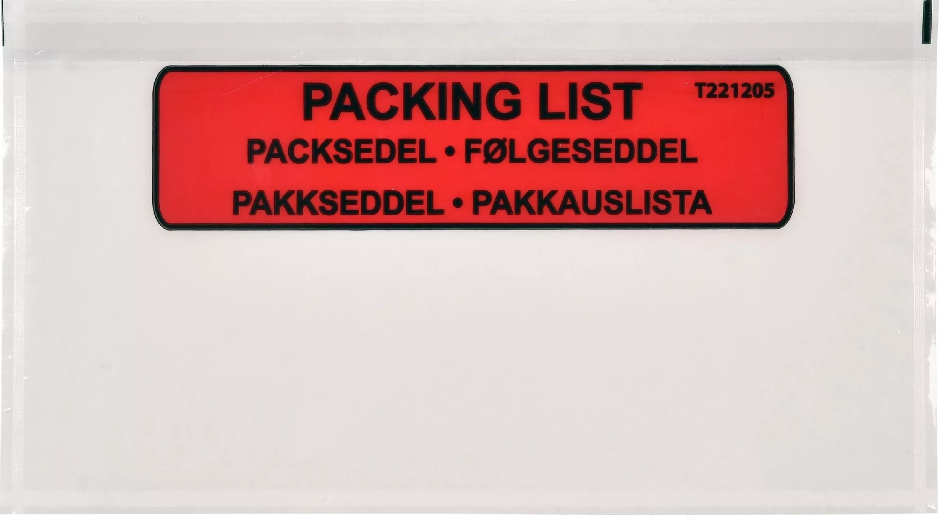 Stickn Delivery note pocket M65 with