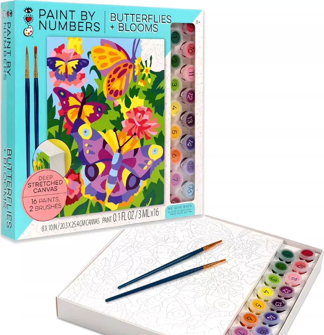 Stnux Painting by numbers Butterflies IHA