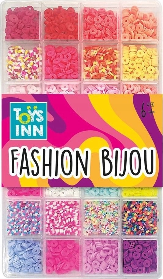 Stnux Clay Beads  mix of pink