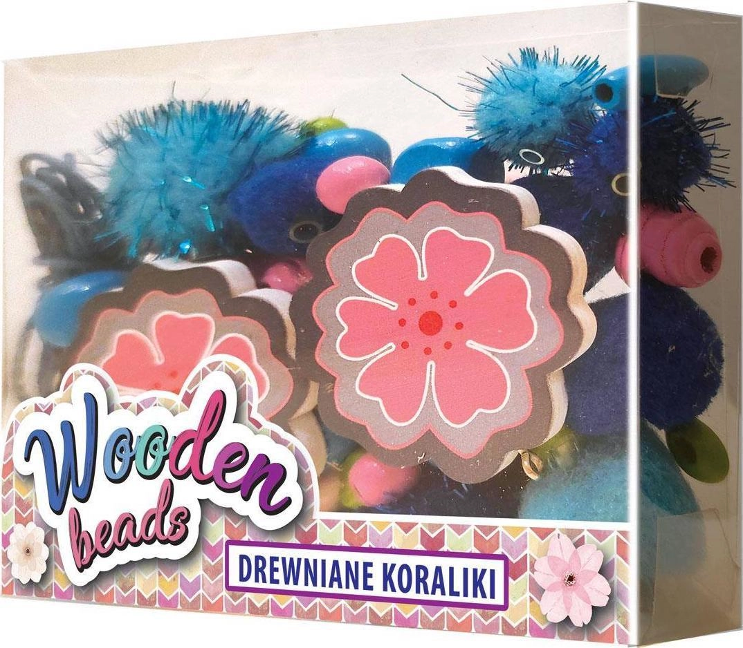 Stnux Koraliki drewniane do nawlekania małe