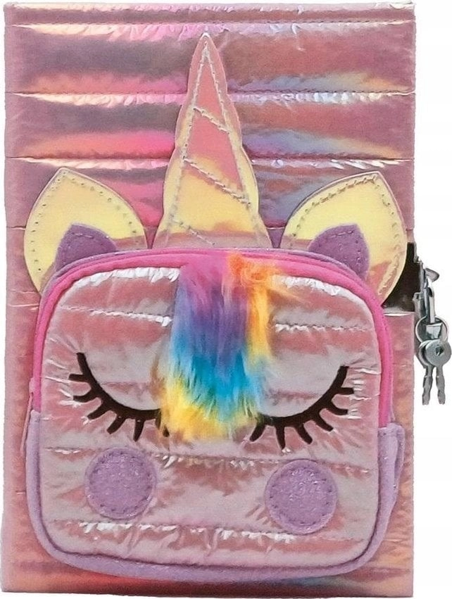Stnux Unicorn diary with a pink