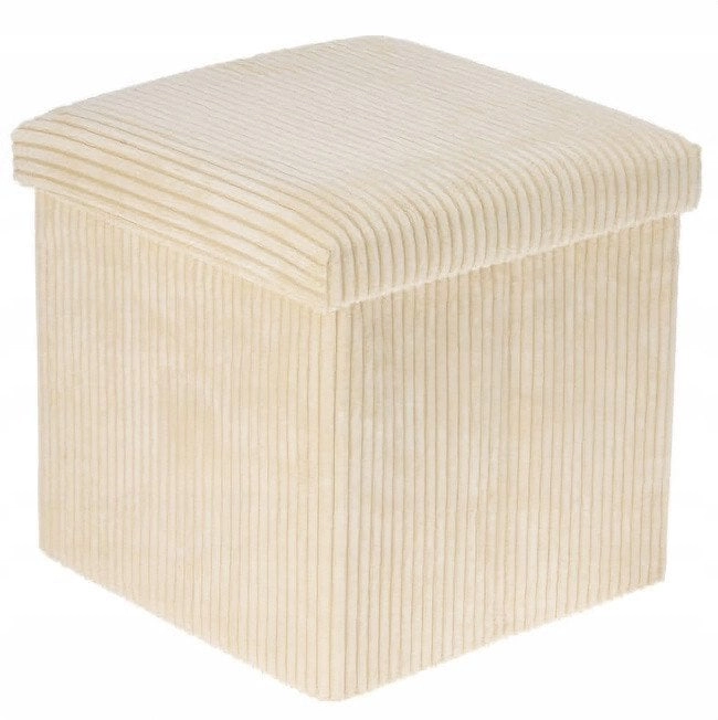 TOBO corduroy pouffe with storage  38