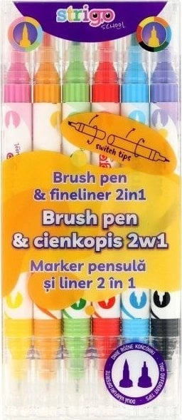 Double-sided fineliner  6 colors 5905658854171 AA073TRI