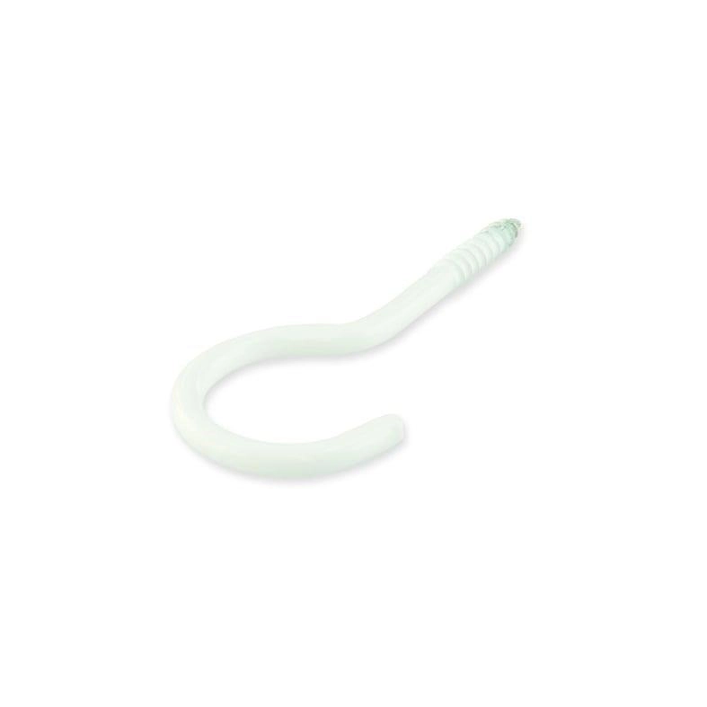BENDED HOOK 50X3 3X18X13 WHITE/ 4PCS