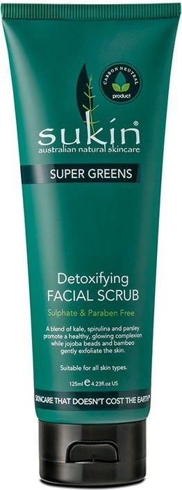 Sukin SUPER GREENS Detoksykujący scrub do