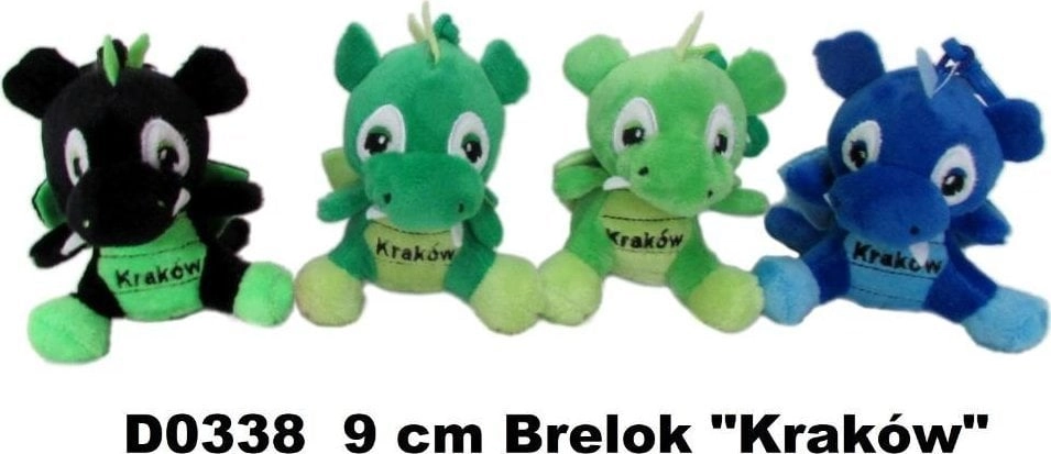 Dragon keychain "Kraków" 9cm MIX