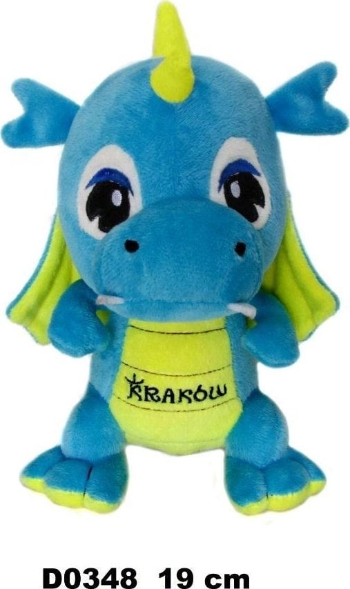 Dragon "Kraków" blue yellow 19cm