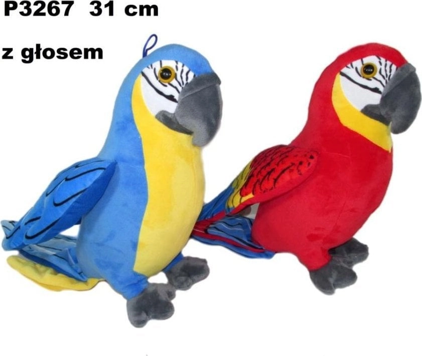 Parrot with voice 31cm MIX 5904073163868