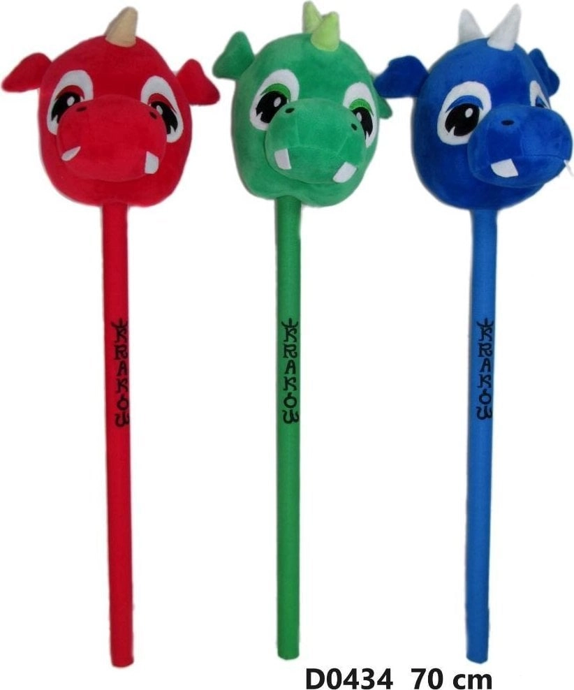 DINO PLUSH TOY ON A STICK