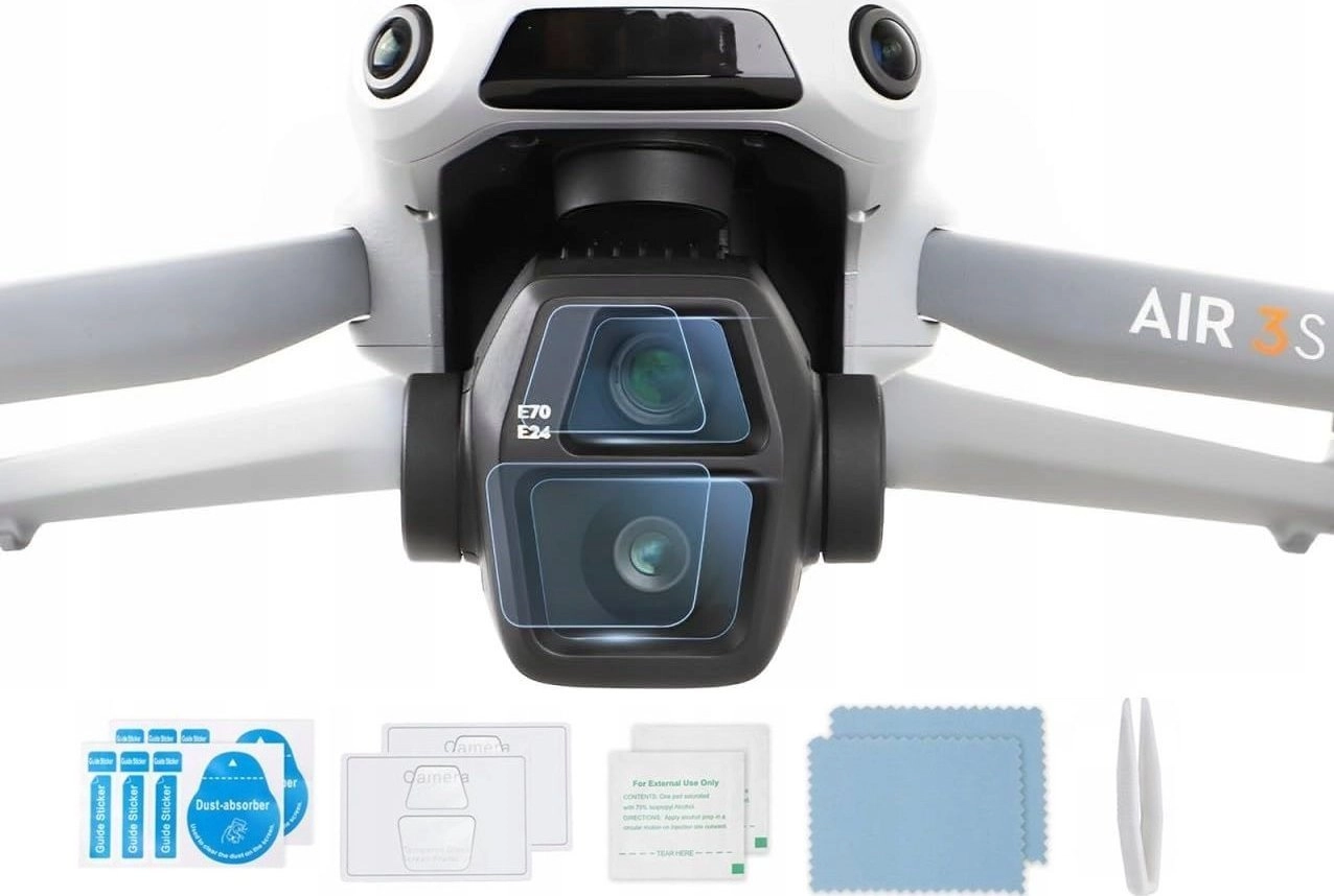 4x Tempered Glass Lens Cover for